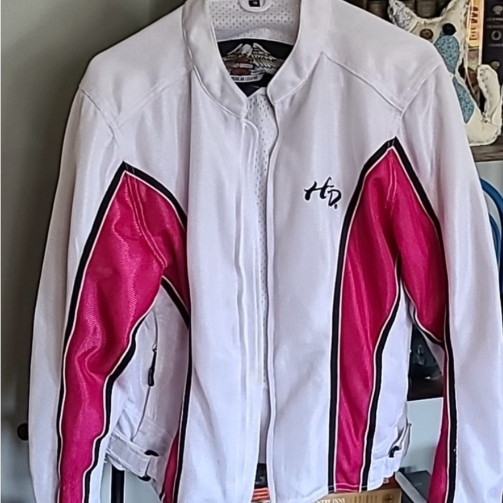 Harley-Davidson White and Pink Summer Jacket
